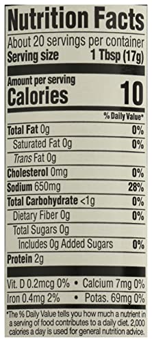 365 BY WHOLE FOODS MARKET, ORGANIC SHOYU SOY SAUCE REDUCED SODIUM, 10 OUNCE