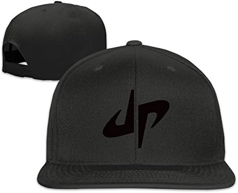 HEIYALA Dude Perfect Logo Fitted Flat Brim Baseball Cap Hat