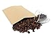 AwePackage High Barrier Natural Kraft Paper Stand up Zipper Coffee Pouch Bag with Valve (10, 16 OZ)