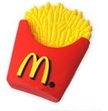 Sandios 8GB Design Data Travel USB 2.0 Flash Drives Memory Stick Pen Thumb Drive - Cute French Fries Shape Red Box Fast Junk Food Take Home Potato Slices Chip Toy Gifts [1pc]