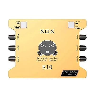 Yellow K10 10th Jubilee USB XMDI Sound Card Built-in Peru | Ubuy