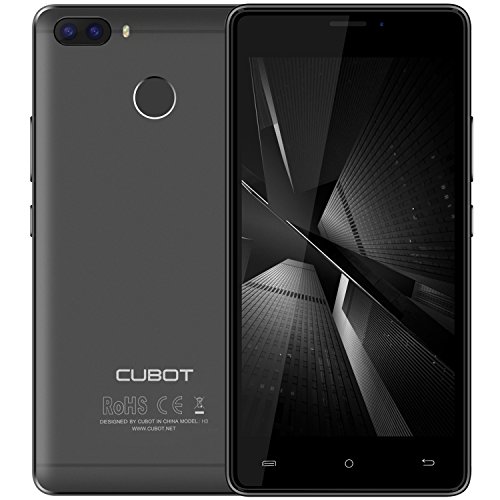 CUBOT H3 Smartphone Libre 4G 6000mAh Dual SIM Android 7.0 /5 Pulgadas 1280 x 720P Pantalla 3GB RAM + 32GB ROM MTK6737 16 + 8MP cámaras OTG
