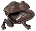 RUNADI Furniture Creations Garden Frog Outdoor Hide A Key Hider Cast Iron Charming