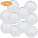 LURICO 10 Packs 12 Inch White Paper Lanterns Round Chinese/Japanese Hanging Ball Lantern Lamps for Birthday Wedding Christmas Parties, Home Decor and Weddings Decorations