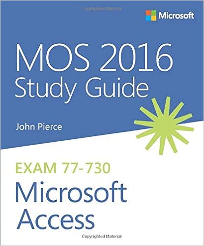 Mos 16 Study Guide For Microsoft Access Mos Study Guide Pierce John Amazon Com Books Mos 16 Study Guide For Microsoft Access Mos Study Guide Pierce John Amazon Com Books