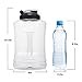 Water Bottle 2.5L Large Water Jug with Handle BPA Free Plastic Sports Water Bottle Wide Mouth and Leakproof for Outdoor Gym Travel Office Home