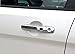 Fit for Ford Explorer 2015 2016 2017 2018 2019 with Smart Keyhole Door Handle Cover Trim Trims Chrome