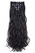 Grade 7A 160g 23-24 Inch Real Thick Double Weft Clip In Hair Extensions