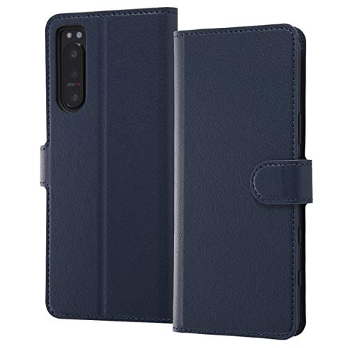 Xperia 5 II 用 手帳型ケース Xperia II 用 耐衝撃 シンプル レイアウト 衝撃吸収 カメラ保護 レンズ保護 四隅ガード 滑り止め 指紋防止 汚れにくい ストラップホール付き ワイヤレス充電対応 Qi充電対応 精密設計 おしゃれ かわいい 大人可愛い 北欧風 洗練されたデザイン スリム 軽量 薄型