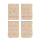Closecret Women's Bra Extender Bra Band Breathing Room Multi-size All Beige (3 Hooks 1/2 Inch Spacing)