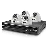 SWNVK-874004D-US 8 Channel 4MP 2TB Security System NVR Network Video Recorder & 4x 4mp NHD-819 Dome Security Cameras