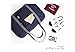 Travel Foldable Waterproof Tote Bag - Mr.Pro Carry Storage Luggage Bag, Fashion Trip Organized Zipper Tote Handbag (Navy)
