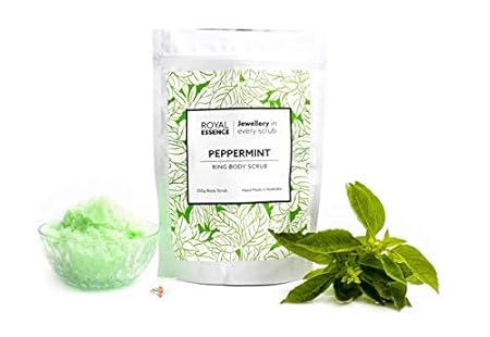 Royal Essence Pepermint Körperpeeling Überraschung innen – Ringe, Halsketten, Ohrringe, Necklace