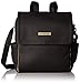 Petunia Pickle Bottom Boxy Backpack, Diaper Bag, Stylish Baby Bag, Spacious Backpack, On-the-Go Moms, Black Leatherette