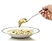 COMIART Stainless Steel Sporks, 6.1 Inch Fork Spoon 2 in 1 for Elderly Household Use Camping Travel Hiking Party, Flatware for Spaghetti Salad Fruit Appetizer Ice Cream Dessert, Pack of 4