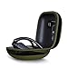 Coffea Protective Silicone Case for Beats Powerbeats Pro 2019 (Black Edge, Jungle Green)