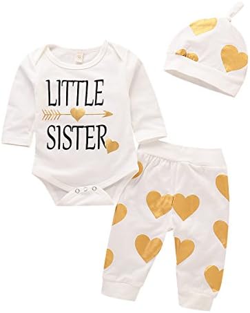 Baby Girl Clothes Baby Boy Outfits Big Brother Little Sister Onesie Long Sleeve Romper Red Plaid Pants Set Winter Clothing
