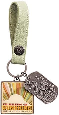 Demdaco Lyricology I'm Walking On Sunshine Keychain