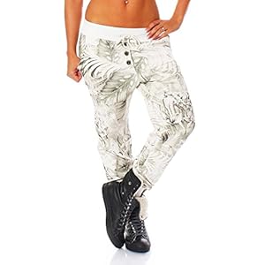 malito dames joggingbroek met Jungle opdruk | Sportbroek met motief | Baggy om te dansen |Sweatpants – Trainingsbroek…