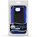 LG L70 Case, LG Optimus Exceed 2 Case, MagicMobile® [Dual Armor Series] Hybrid Impact Resistant LG L70 Shockproof Tough Case Hard Plastic + Silicone Protective Cover for LG Optimus Realm [Black/Blue]