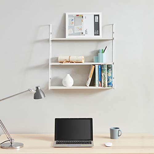 GHC 3Tier Floating Shelves Wall Mounted Display Rack Wall Shelf with