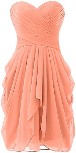 coral prom dresses short