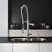 Kraus Single Handle Pull Down Kitchen Faucet Commercial Style Pre-rinse in Stainless Steel