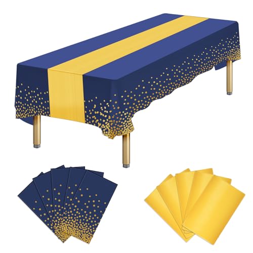 Disposable Tablecloth and Table Runner Set