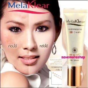Melaklear Anti-Melasma BB Cream Fade & Conceal Blemish Freckle Dark Spot SPF 50 PA + + + 10 G. X 2 Tubes
