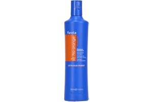 Fanola No Orange Blue Foam | Blue Hair Conditioner Mousse Toner With Blue Pigments | Removes Orange And Brassiness On Brunett