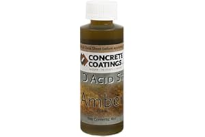 CC Concrete Coatings Vivid Acid Stain for Concrete Amber 4OZ