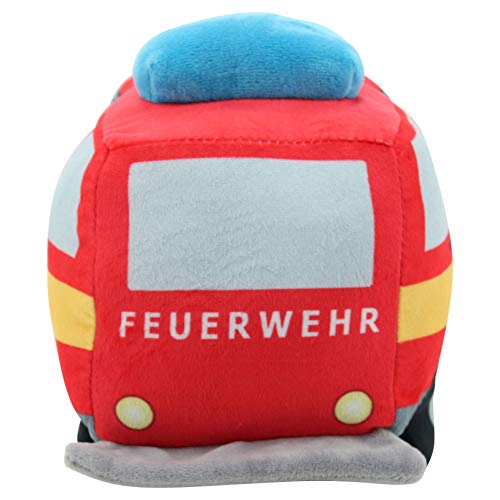 Sweety Toys 12190 Feuerwehr LKW Plüsch Plüschtier, Rot – Bild 3