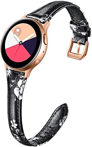 GEAK Slim Leather Bands Compatible with Galaxy Watch Band/Watch