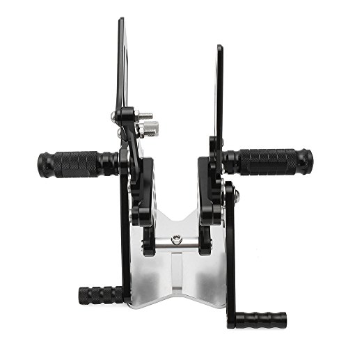image for NEVERLAND Motorcycle CNC Adjustable Rearsets Footpegs Foot Pegs for Su