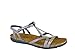 NAOT Women's Dorith Sandal Silver Threads Leather 9-9.5 N-M US