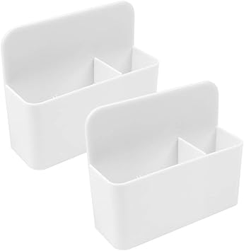 Huayue 2 Stuck Magnetisch Marker Halter Whiteboard Stifthalter Fur Magnetische Oberflachen Whiteboard Halterung Kuhlschrank Spind Schreibtisch Organizer Aufbewahrungsbox Radiergummis Halterung Weiss Amazon De Burobedarf Schreibwaren