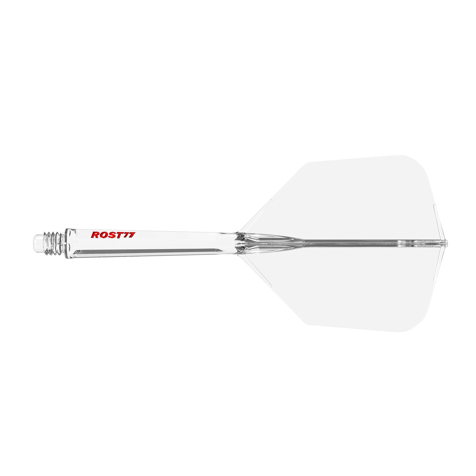 CUESOUL ROST 77 Integrated Dart Shaft and Flight,Big Wing Shape,Set of 3(clear color series)