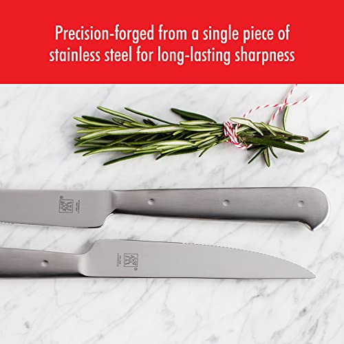 ZWILLING Porterhouse RazorSharp Steak Knife Set of 8 with Black