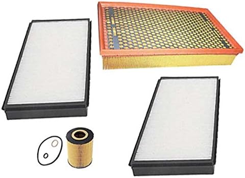 for BMW E-65 (12/05-08/06) Air Oil Cabin Filtration KIT (4 pcs) e66