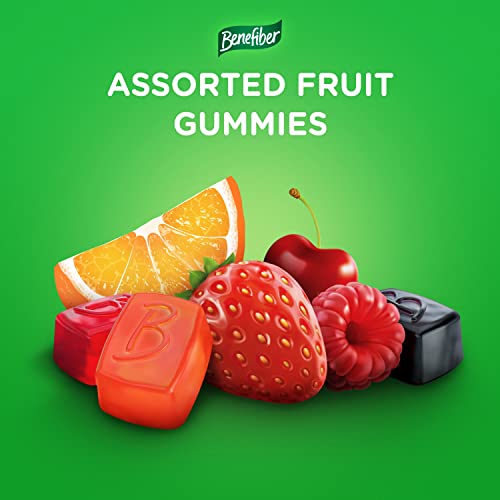 Benefiber Prebiotic Fiber Supplement Gummies for Digestive Health with