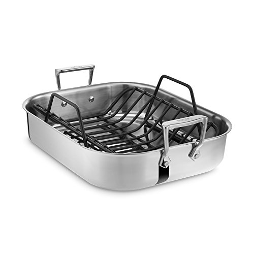 All-Clad Stainless Roasting Pan - 11 × 14 - with Rack