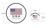Foldable Collapsible Frisbee Fan With Pouch U.S.A Flag USA - Buy One Get One Free