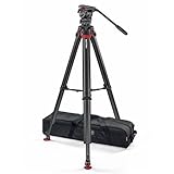 Sachtler System FSB 8 FT Sideload Fluid Head with Flowtech 75 Carbon Fiber Tripod & Mid Level Spreader