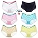 IHHASD 6 Packs Soft Womens Invisible Underwear Seamless Sexy Briefs Panties(XXL)