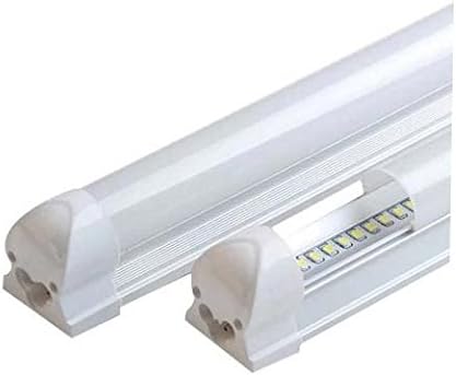 CIDA T8 LED tube for 4 feet, 48 inches, 18W, 96pc LED, 6000K color temperature, 2000 lumens, 50,000 hours! LED tube,Milk white cover , UL, DLC plug, double surface connection