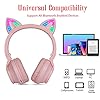 Kids-Headphones-Wireless-Light-Up-Cat-Ear-Bluetooth-Headphones-Over-Ear-Childrens-Foldable-Headphones-wMicrophone-for-Amazon-Fire-TabletLaptopiPad-Pink JYPS Kids Headphones Wireless Light Up Cat Ear Bluetooth Headphones Over Ear Childrens Foldable Headphones w/Microphone…