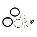 Lelecar Fuel Filter Head Primer Seal Rebuild Kit and Air Bleeder Screw for 2001-2013 GM Duramax Fuel Filter Housing -Aluminum Screw(Blue)