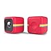 Polaroid Cube+ 1440p Mini Lifestyle Action Camera with Wi-Fi & Image Stabilization (Red)