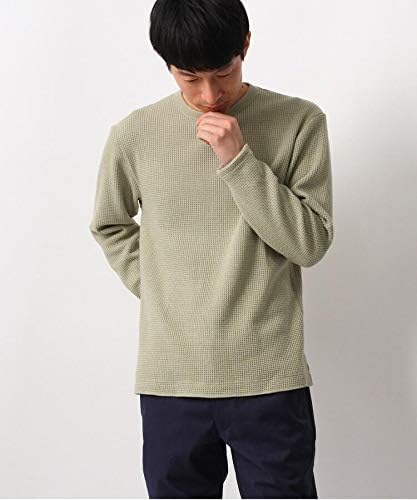 Amazon ザショップティーケー カットソー ワッフルカットソー メンズ オリーブグリーン 026 04 Ll Tシャツ カットソー 通販