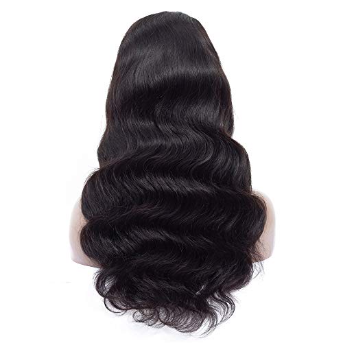 Human Hair Wigs Body Wave 12 Inch Brazilian Hair Wig 4x4 Lace Frontal Wig For Women Pre Plucked With Baby Hair Natural Hairline Natural Color